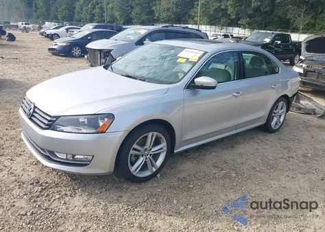 2014 Volkswagen Passat 1.8T Sel Premium from USA, damaged, VIN 1VWCT7A37EC009674